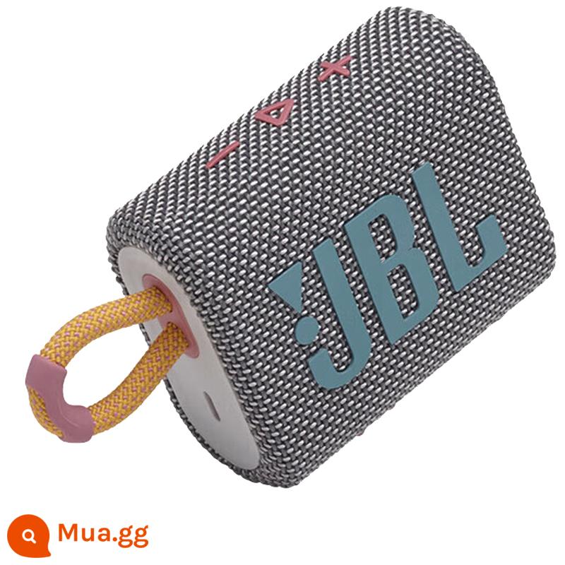 [Tự vận hành] JBL GO3 BRIC Loa Bluetooth không dây thế hệ thứ 3 Âm thanh Loa siêu trầm mini di động Loa nhỏ - xám