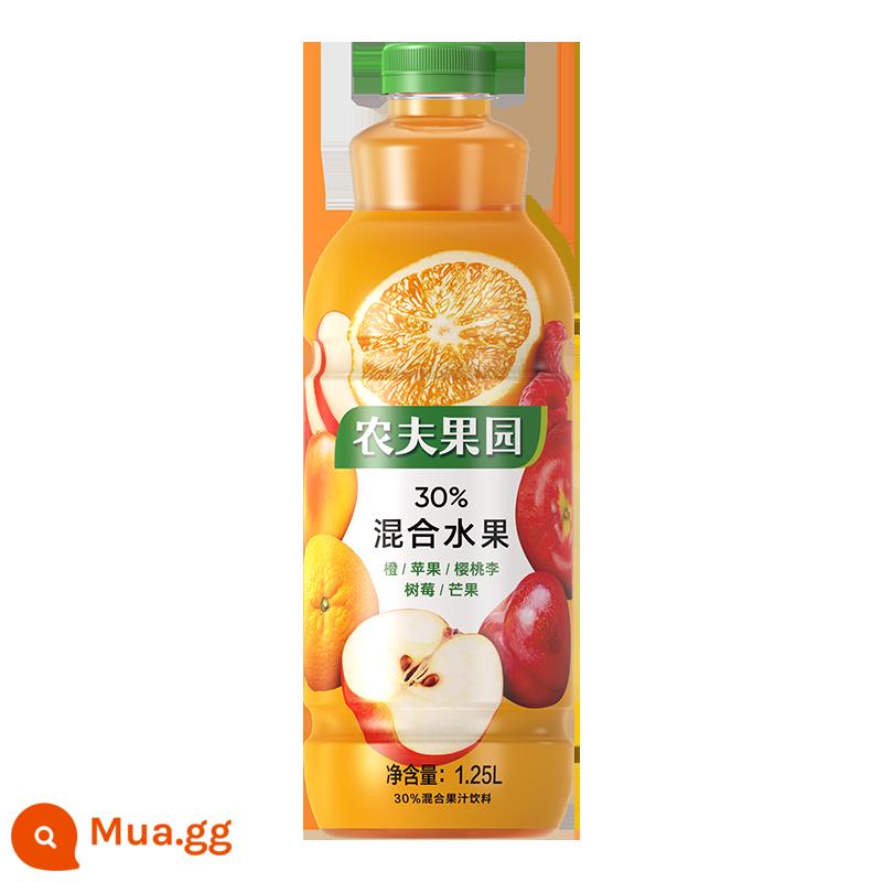 Nongfu Spring Nongfu Orchard Nước ép trái cây và rau củ hỗn hợp 30% Đào Dứa Táo Dứa Xoài Cam FCL - 1.25L*6 chai/30% nước ép xoài mận anh đào táo cam mâm xôi