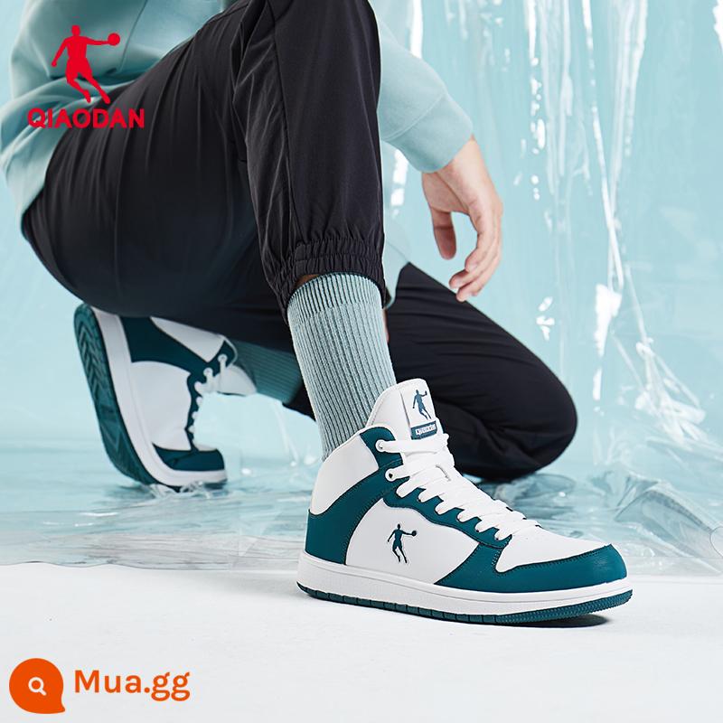 Giày thể thao Jordan Giày nam 2022 Mùa đông Velvet -Warm giày bình thường Xu hướng giày cao - Jordan White/Abyss Green [kiểu dáng thông thường]