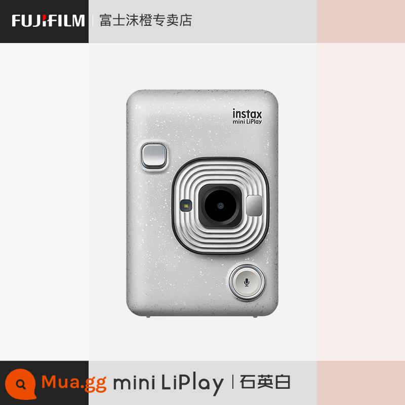 Fuji Polaroid instax mini LiPlay máy ảnh âm thanh hình ảnh tương tự kỹ thuật số một lần in ảnh trên điện thoại di động - Thạch anh trắng