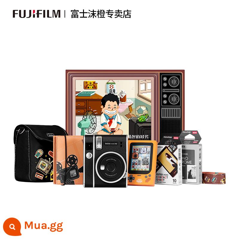 Fuji Instax Mini40 Camera âm một phiên bản retro của Mini 9/11 Phiên bản nâng cấp - đen