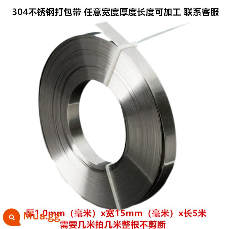 304 Băng thép không gỉ 316 Tấm thép mỏng Gói đồ bằng thép Lá Lá 0,05 0,1 0,15 0,2 0,3mm - Trắng