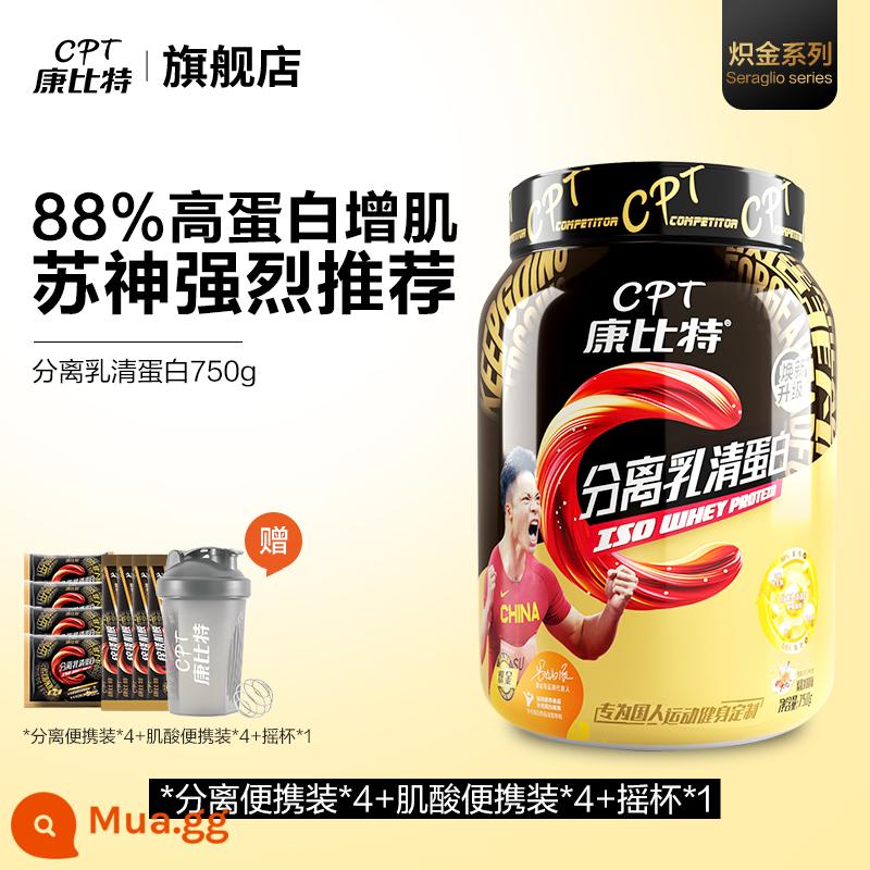 Combit Probiotic Bột Whey Protein Protein Tăng Cơ Bột Tập Thể Hình Nam Nữ Protein Cô Lập Chính Thức Hàng Đầu Cửa Hàng - Whey cô lập 750g [protein cao 88%, định hình cơ thể nâng cao]