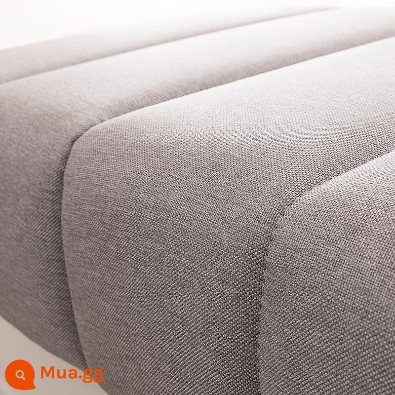 Internet người nổi tiếng đệm cửa sổ vịnh 2023 mới bông nhung phòng ngủ sofa chuyển đổi ánh sáng sang trọng ban công đệm bệ cửa sổ đệm tùy chỉnh - Cotton và vải lanh màu nâu xám