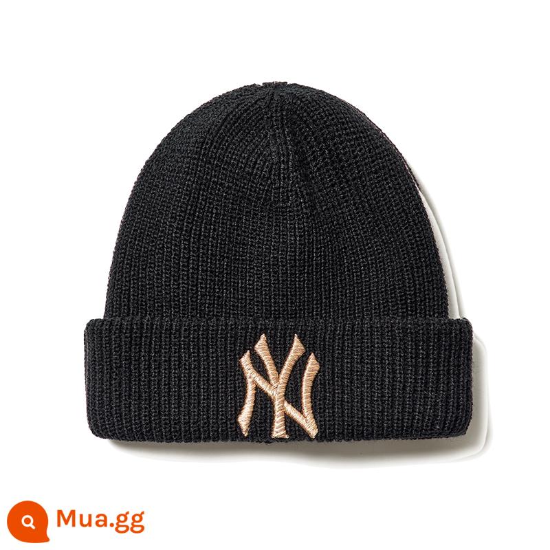 MLB chính thức mũ nam nữ NY mũ len LOGO thêu thể thao mùa thu đông thạch chống gió lạnh mũ CPB5 - Đội New York Yankees/Vàng