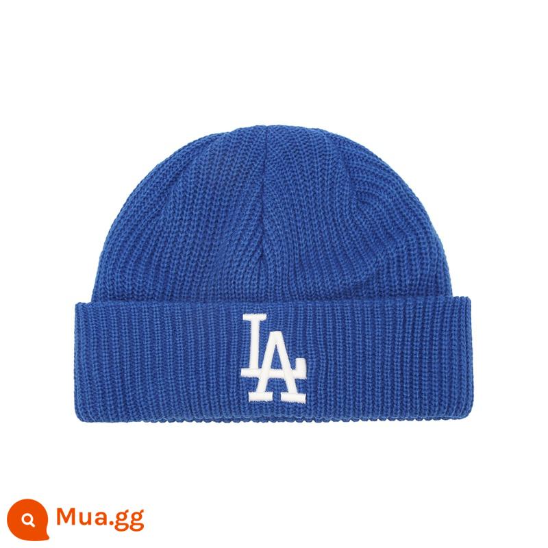 MLB chính thức mũ nam nữ NY mũ len LOGO thêu thể thao mùa thu đông thạch chống gió lạnh mũ CPB5 - Los Angeles Dodgers/Xanh lam