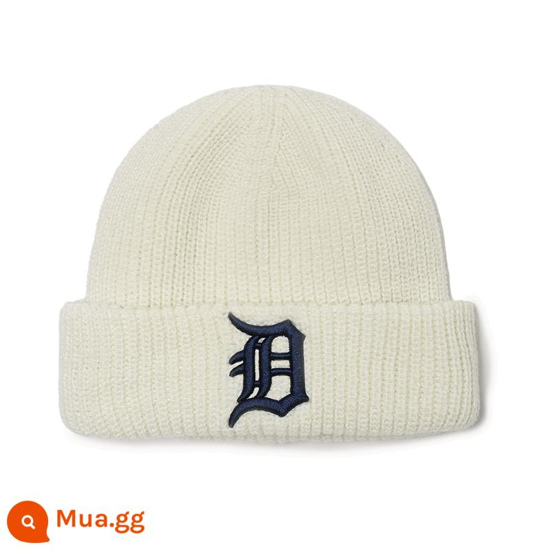 MLB chính thức mũ nam nữ NY mũ len LOGO thêu thể thao mùa thu đông thạch chống gió lạnh mũ CPB5 - Detroit Tigers/Kem