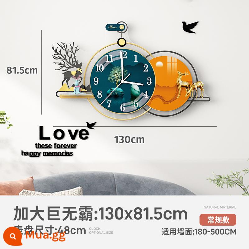 Phòng ăn 2022 Đồng hồ phòng khách mới CLOCK CLOCK CLOCK - Mac lớn: 130x81,5cm