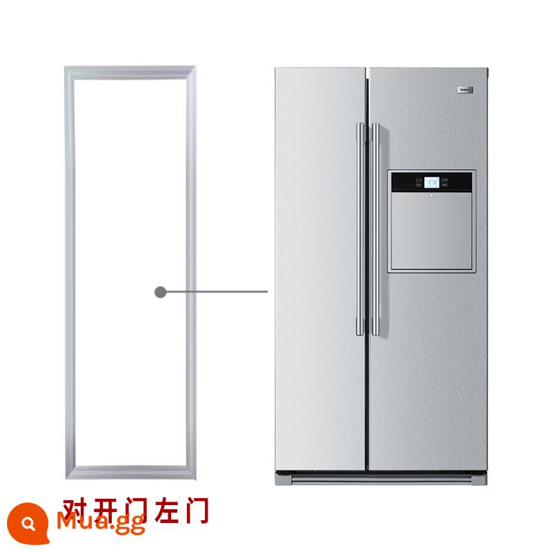 Dải niêm phong tủ lạnh Vòng đệm từ tính Haier Xinfei Meilingmei Rongsheng Vòng đệm cửa tủ lạnh cao su dải nam châm - Phiên bản từ tính mạnh ở bên trái cửa đôi