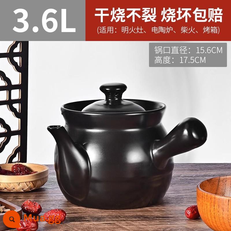 Buộc thuốc soong soong cũ - Dày 3,6L [thích hợp cho liều lượng trong vòng 450g] chịu nhiệt độ cao và chống nứt ..