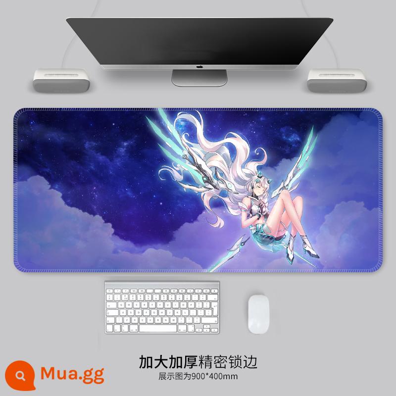 Miếng lót chuột ASUS Tianxuan Ji để bàn miếng lót bàn máy tính xách tay miếng lót bàn phím quá khổ văn phòng nhà tùy chỉnh chống trượt mềm mại - TG-1487 Cô Gái Được Chọn rơi vào ban đêm bên phải