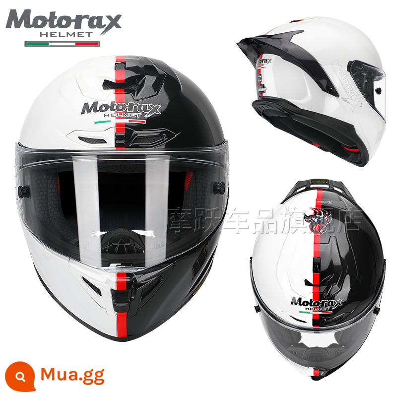 MOTORAX Morex R50S Một Đầu Máy Xe Lửa Mũ Bảo Hiểm Full Mũ Bảo Hiểm Nam Nữ Đuôi Lớn Gió Xuân Xe Bốn Mùa - Bò Cạp