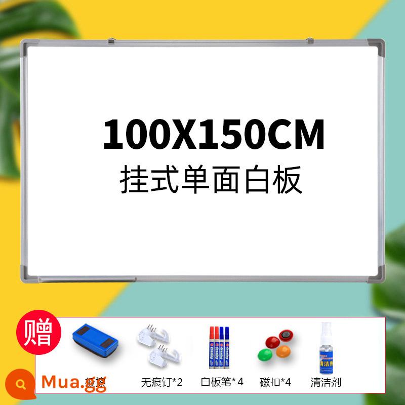 45*60 bảng viết bảng treo loại nhà bảng đen nhỏ giảng dạy cho trẻ em văn phòng đào tạo cuộc họp phiên bản ca trắng bảng ghi chú từ thương mại treo tường bảng tin xóa được viết dán tường kanban - [Mẫu dày] Bảng trắng một mặt 100*150 + 4 bút mực, 4 khóa nam châm, 1 chất tẩy rửa, 1 cục tẩy