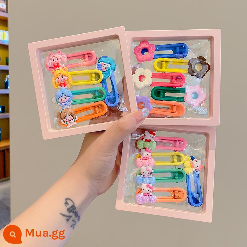 Tóc trẻ em clip bị hỏng Card tóc cô gái nhỏ Duyệt qua biển clip tâm trí cổ vật tổ chức trang trí đầu cho bé trang trí - Bộ 15 món kết hợp mèo 36#