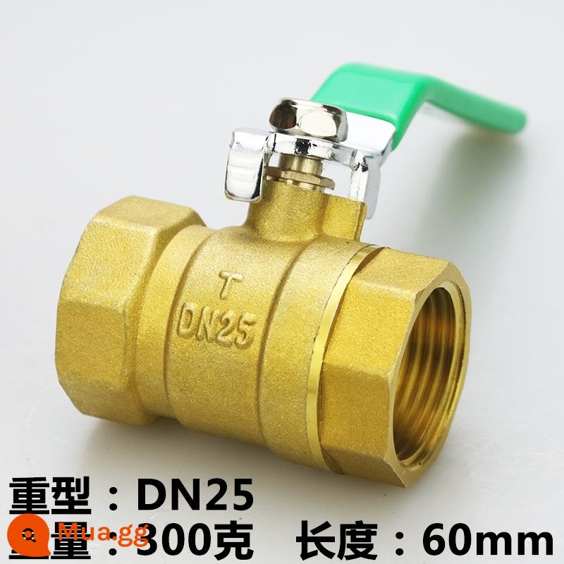 Van bi chuyển nước van đồng toàn phần 4 điểm dn15 van 6 điểm dn20 chịu nhiệt độ cao 1 inch 2 van bi đồng 25 tap water 50 - Nhiệm vụ nặng nề một inch DN25