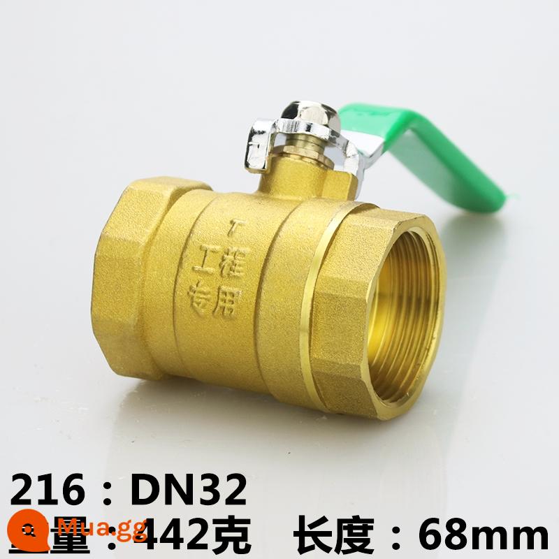 Van bi chuyển nước van đồng toàn phần 4 điểm dn15 van 6 điểm dn20 chịu nhiệt độ cao 1 inch 2 van bi đồng 25 tap water 50 - Van bi màu trắng sữa 1 inch 2 32