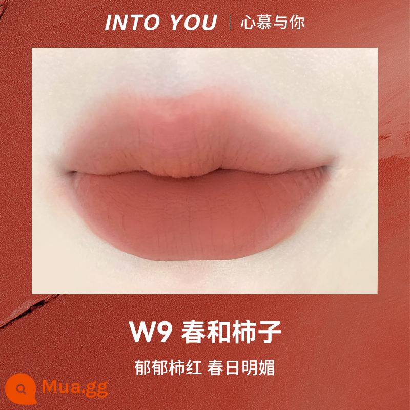 Cheng Shi'an VÀO BẠN môi bùn môi men son môi nữ anh hùng không khí mờ nhung thích hợp tương đương intoyou - #W9 Xuân và Hồng