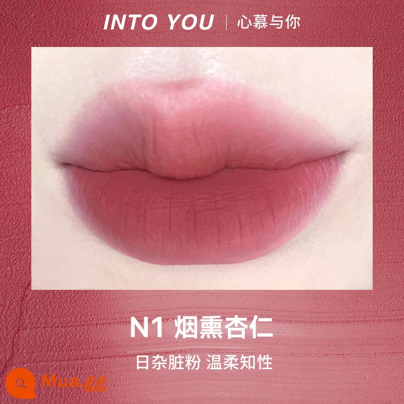 Cheng Shi'an VÀO BẠN môi bùn môi men son môi nữ anh hùng không khí mờ nhung thích hợp tương đương intoyou - #N1 hạnh nhân xông khói