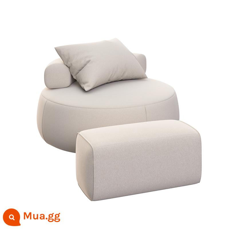 Ins sofa lười chiếu tatami phòng khách phòng ngủ đơn sofa tròn bàn đạp Bắc Âu ban công ghế ngồi giải trí đơn giản - Kèn sofa + gác chân