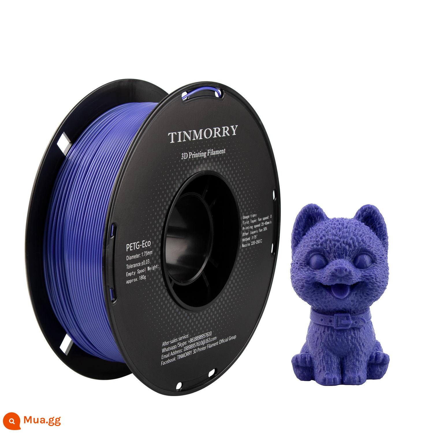 Tinmorry: Dây tóc in 3D PETG tiếp xúc với nguyên liệu Tianrui PETG-ECO, gói 1kg - giỏ hoa dừa cạn