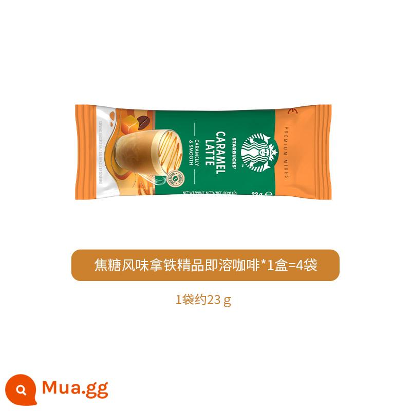 [Sản phẩm Ngôi sao mới] Cà phê hòa tan Starbucks Home Enjoy Hương sữa Frappuccino Vanilla Latte Boutique Cà phê hòa tan - Caramel Latte*1 (4 cốc)