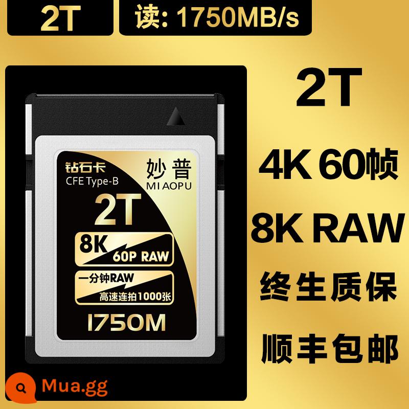 thẻ cfexpressb thẻ nhớ xqd Canon D850/R5C/Nikon z6/z7/z9 thẻ nhớ gh6/Fuji x-h2s - "2TB" 8K-RAW/60 khung hình chất lượng cao-Chụp liên tục RAW 1.200 ảnh mỗi phút