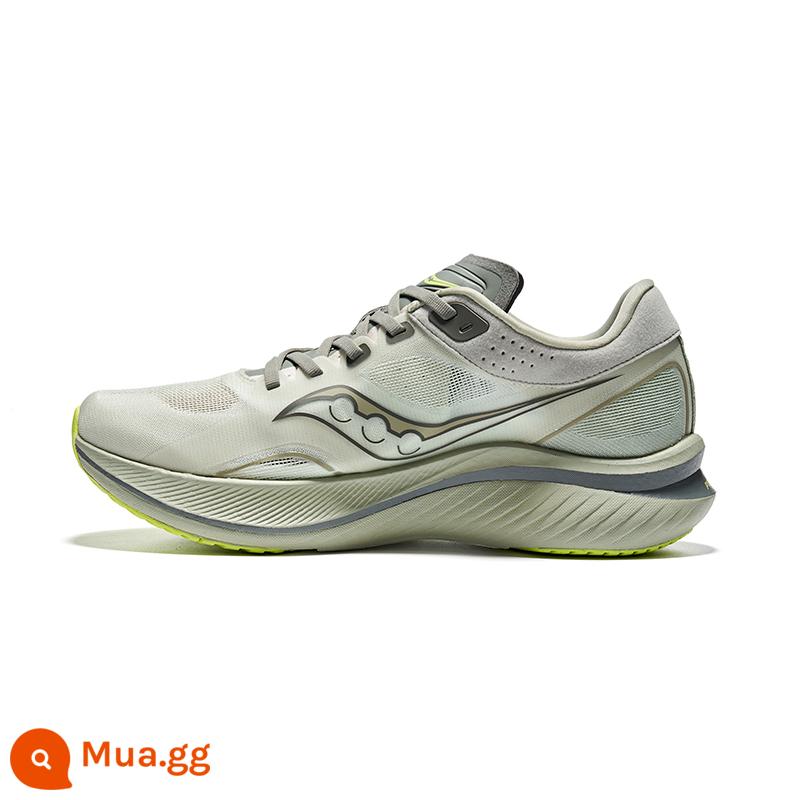 Giày thể thao chạy marathon chuyên nghiệp Saucony SLAY thoáng khí tốc độ tối đa dành cho nam và nữ Giày chạy bộ tấm carbon dài đầy đủ - Màu xanh lá cây [kiểu dáng giống nhau cho nam và nữ]