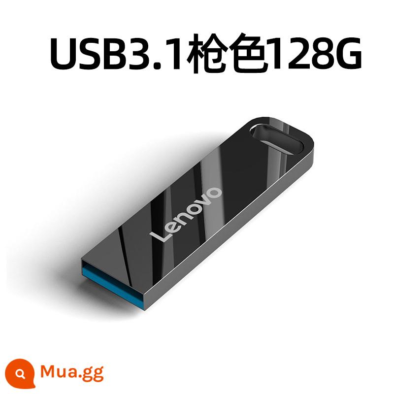 Lenovo gốc SX1 Metal Shell Pop -up Bộ nhớ U đĩa USB2.0/3.1 Sinh viên văn phòng xe cao tốc có thể mang theo đĩa USB di động - SX1 Súng kim loại USB3.1 128G