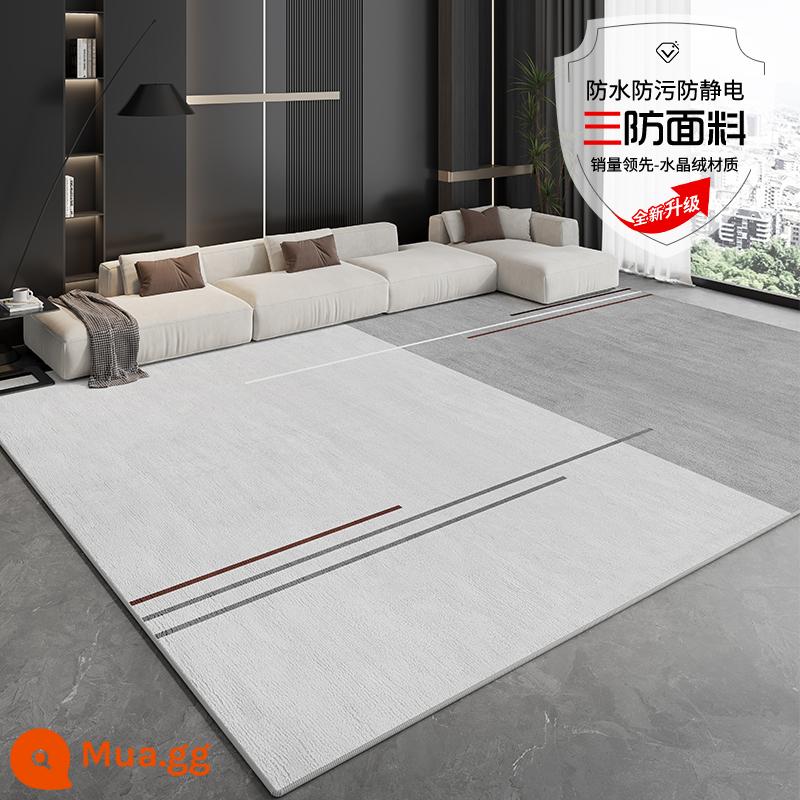 Thảm phòng khách ánh sáng sang trọng cao cấp hiện đại tối giản sofa bàn chăn cao cấp phòng ngủ thảm hộ gia đình sàn diện tích lớn - Hiện đại 4566