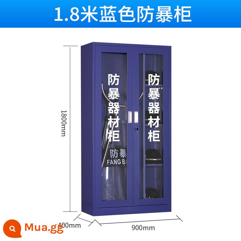 Tủ thiết bị chống bạo loạn trường học mẫu giáo an ninh thiết bị chống khủng bố tủ kính an ninh khẩn cấp tủ lá chắn tài sản - Thông thường 1,8 * 0,9 * 0,4 (không bao gồm thiết bị)