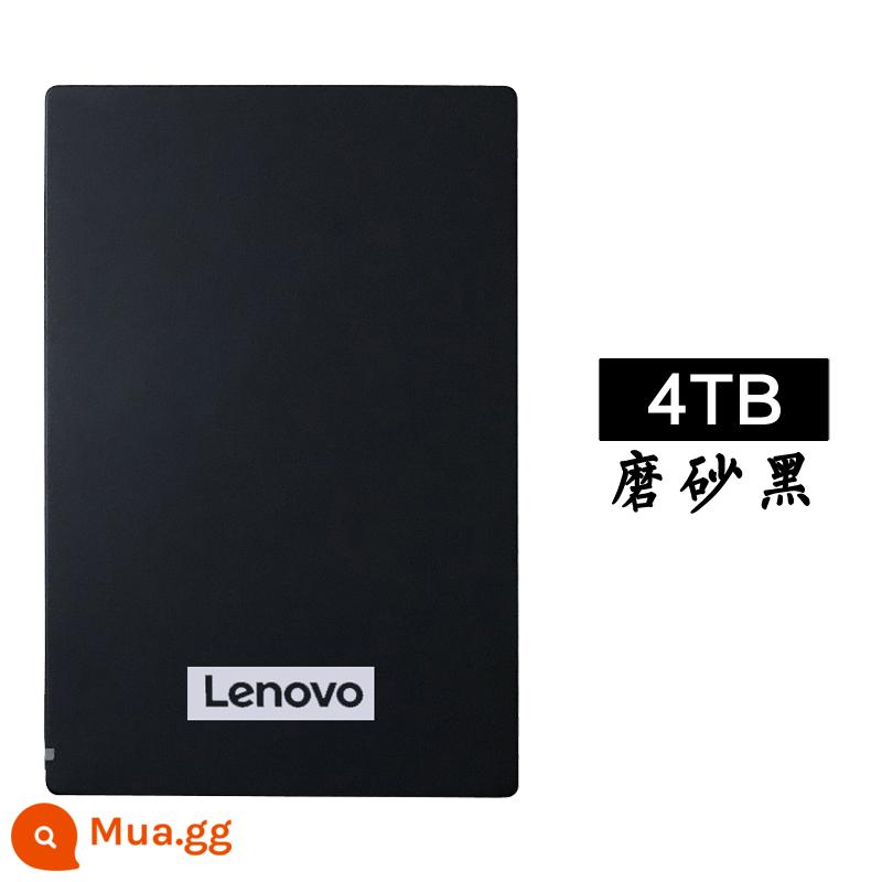 Ổ cứng di động Lenovo 2t có thể mã hóa ổ cứng F308 usb3.0 tốc độ cao tương thích với Apple mac ổ cứng di động 4t máy tính xách tay máy tính để bàn gắn ngoài ổ cứng di động gắn ngoài 1t - F309-4TB (đen mờ)