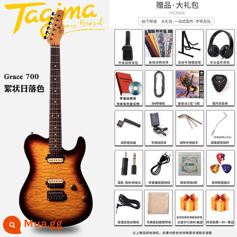 Tagima Tajima TG510 530 T635 Novice Người mới bắt đầu DW Bộ guitar điện chuyên nghiệp dành cho người lớn - ân sủng 700