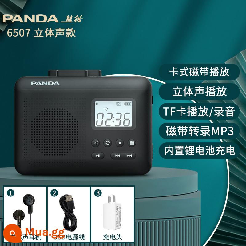 Panda 6507 Bộ chèn băng âm thanh nổi Máy nghe nhạc Walkman Máy ghi âm có thể sạc lại Máy nghe nhạc Walkman - Cấu hình tiêu chuẩn [tai nghe stereo + cáp sạc + đầu sạc]