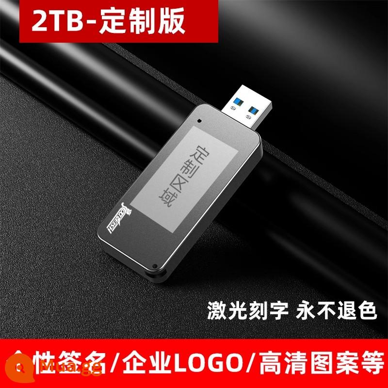 Ổ đĩa U thể rắn Coolfish 1T dung lượng lớn USB3.2 Ổ đĩa U tốc độ cao 2t Ổ đĩa flash USB di động điện thoại di động máy tính sử dụng kép - 2TB (Phiên bản tùy chỉnh, vui lòng lưu ý nội dung tùy chỉnh khi đặt hàng)