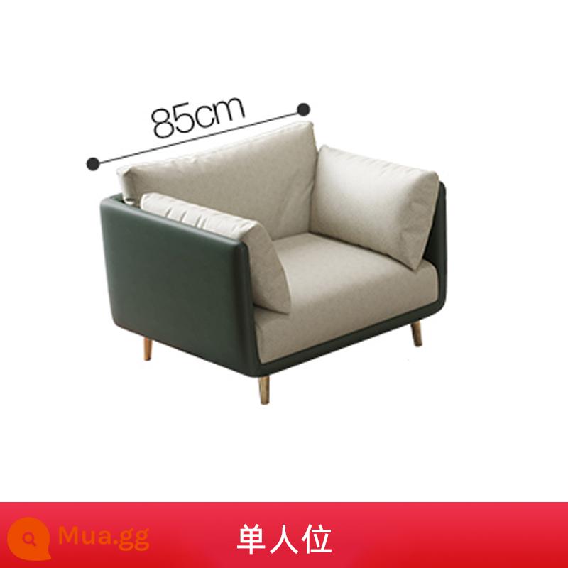 Lichao kết hợp sofa vải sang trọng ánh sáng Bắc Âu phòng khách căn hộ nhỏ đơn giản hiện đại sofa vải công nghệ có thể tháo rời và giặt được - Ghế đơn [85cm]