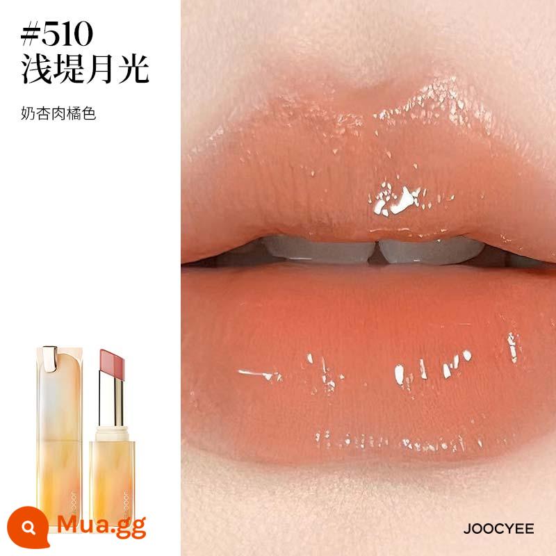 [Giảm giá] Son môi lên men Joocyee Xia Zen Mirror Matte Crystal Jelly Moisturising White Lip Jelly 514 Bright Surface - #510 Kè cạn ánh trăng