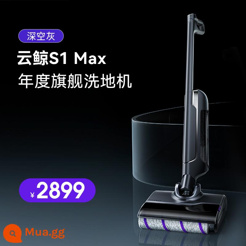 [Sản phẩm mới đột phá] Máy chà sàn thông minh Cloud Whale S1 Max/S1 Khử trùng Welt Tự làm sạch Lau tất cả - S1 Tối đa