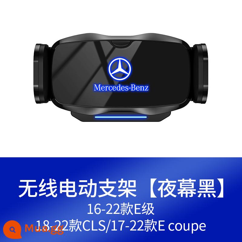 Thích hợp cho giá đỡ điện thoại di động trên xe hơi chuyên dụng cho Mercedes-Benz E-class C-class GLC260L/E300L C200/A/S-class GLB/GLA - 16-23 E-class/CLS [C1 có LOGO phát sáng] màu đen