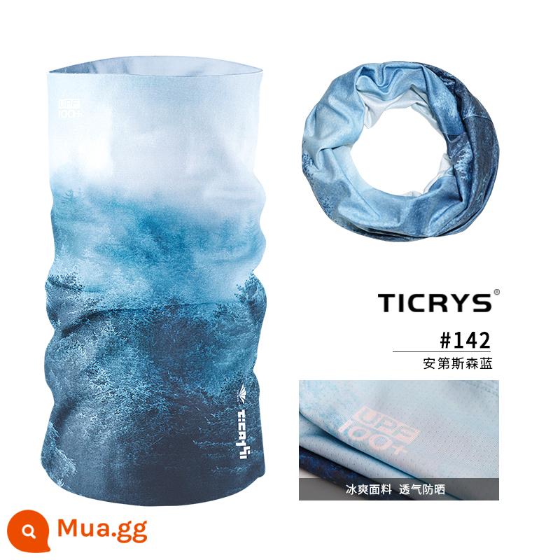 Magic Headscarf Neck Never Mùa đông Mùa đông quanh cổ - [Kem chống nắng 0°C đến 40°C] #142-Andes Blue