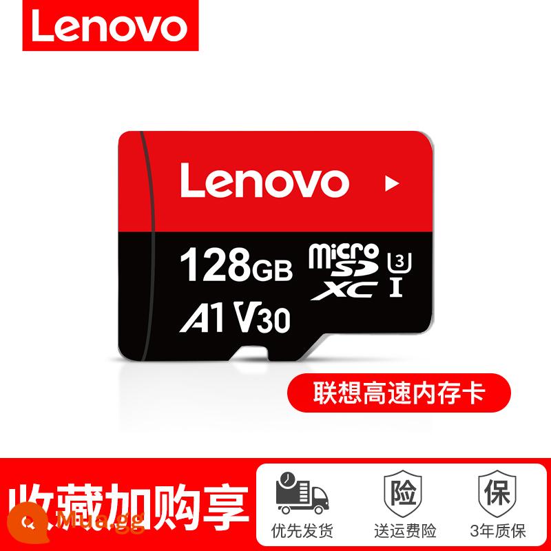 Thẻ nhớ Lenovo 64g ghi hình lái xe thẻ nhớ TF tốc độ cao 32g ống kính chụp ảnh giám sát điện thoại di động thẻ sd đa năng - Model bền bỉ [128G] V30 có tuổi thọ cao hơn