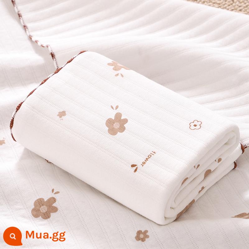 Bé nguyên chất cotton đầu tiên sinh phòng bọc, bé sơ sinh quấn vải bọc, mùa xuân thu đông làm dày tiếp liệu - Gói phòng sinh dày/bông hoa nhỏ