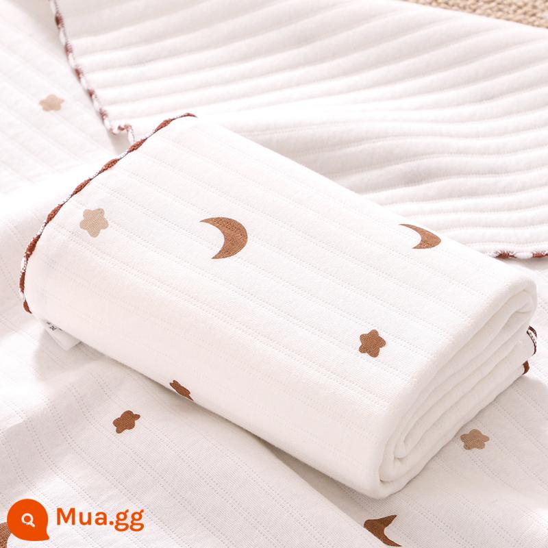 Bé nguyên chất cotton đầu tiên sinh phòng bọc, bé sơ sinh quấn vải bọc, mùa xuân thu đông làm dày tiếp liệu - Gói phòng sinh dày đặc/vầng trăng nhỏ