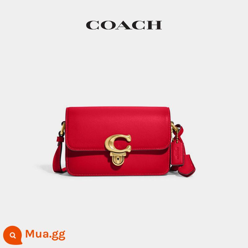 [Quà Năm Mới] Túi đeo vai COACH/COACH Ms. STUDIO số 19 - B4/đỏ đậm