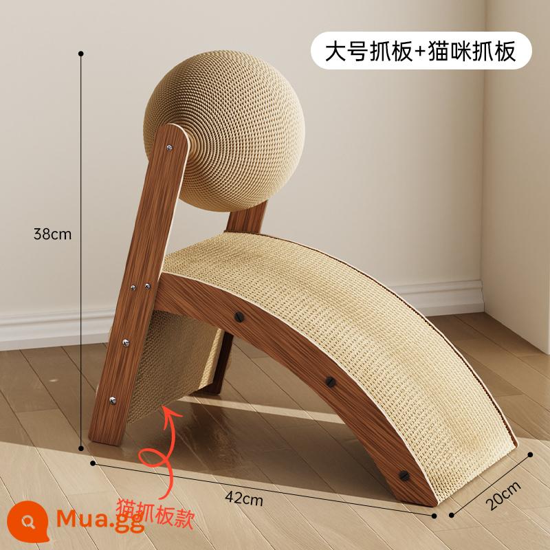 Bảng cào mèo chống mài mòn và không đổ dọc sisal bảng vuốt mèo đồ chơi mèo chống trầy xước tự phục hồi giúp giải tỏa sự nhàm chán máy mài móng vuốt mèo - Bảng cào mèo cổ điển [Kích thước lớn - Mèo dưới 12 catties có thể cào]