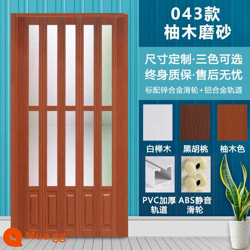 PVC cửa gấp bột ngăn phòng phòng ngủ nhà vệ sinh nhà bếp phòng tắm cách âm cửa trượt đơn giản có thể thu vào vô hình cửa - 43 phong cách⭐⭐③Liên hệ với dịch vụ khách hàng trực tuyến