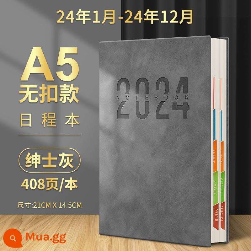 2023 sổ lịch trình thẻ nhật ký quản lý thời gian 365 ngày hàng ngày lên kế hoạch bảng này một ngày một trang lịch sổ tay phụ sổ tay tài khoản sổ tay hiệu quả sổ tay nhật ký công việc tùy chỉnh notepad - (Chương trình nghị sự) Không khấu trừ Gentleman Grey 408 trang