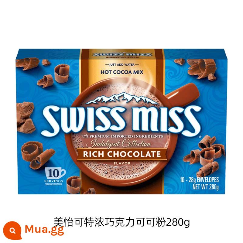 swissmiss Swiss Miss Meiyike sô cô la nóng bột ca cao sữa pha đồ ​​uống bữa sáng hoài cổ - Hương vị cực mạnh 280g (có thể pha 10 cốc) áp dụng đến ngày 25 tháng 9