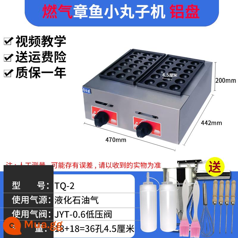 TUOCU ĐIỆN TUYỆT VỜI NÓ - [Gas] 18+18 lỗ = 36 lỗ Tấm nhôm 4.5cm [kèm phễu + dụng cụ]