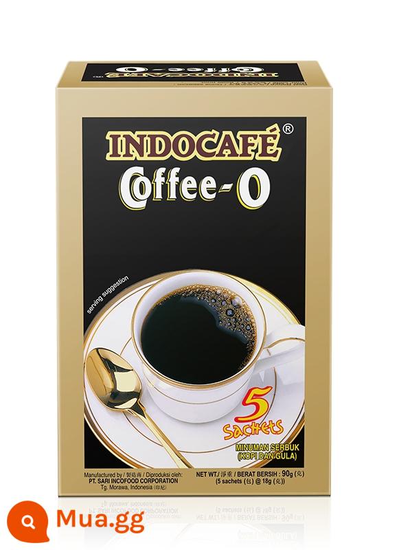 Bột cà phê latte hòa tan Indocafe Yingle, đậm đà hương sữa và sảng khoái, 5 hộp nhập khẩu Indonesia - Hai trong một (18g*5 túi/hộp)