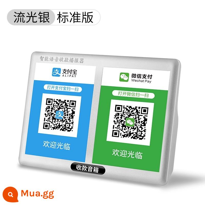 Âm thanh nhắc nhở thu tiền WeChat thanh toán thẻ mã QR thương mại Đài phát thanh giọng nói Alipay PA siêu loa thích hợp cho bộ sưu tập bluetooth không dây kê loa nhắc nhở tạo tác tài khoản - Streamer Silver [Mẫu tiêu chuẩn] Thể tích lớn + Chống nước bắn + Có thể treo